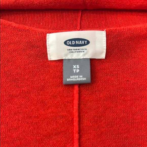Woman's Old Navy Red/Orange Cropped Shrug/Cardigan. Size XS - Picture 5 of 5